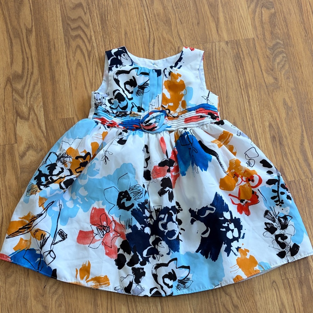 marmellata Dress Floral Fit-and-Flar Size 4